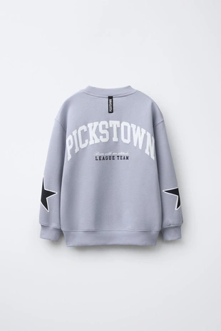 Толстовка с принтом «номер и надпись»- Заказать в России