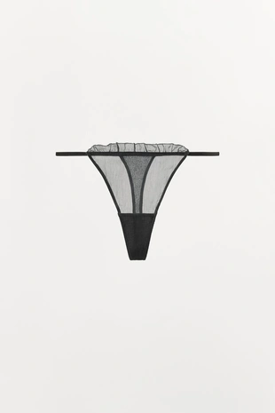 Трусы танга из 100% шелка- Заказать в России