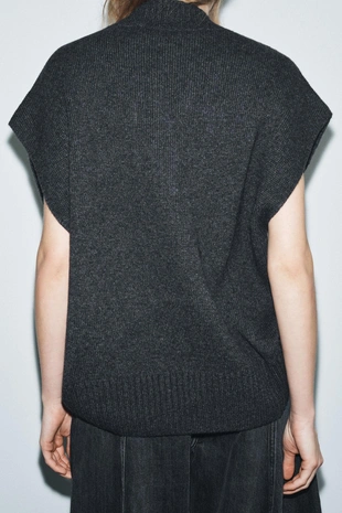 Жилет оверсайз из шерсти- Заказать в России