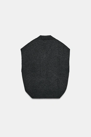 Жилет оверсайз из шерсти- Заказать в России