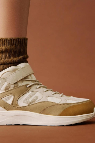 Высокие спортивные кеды контрастные- Заказать в России