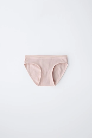 Multicoloured | 4354/649/330 - Zara Тройной набор безшовных трусов с эластичным поясом