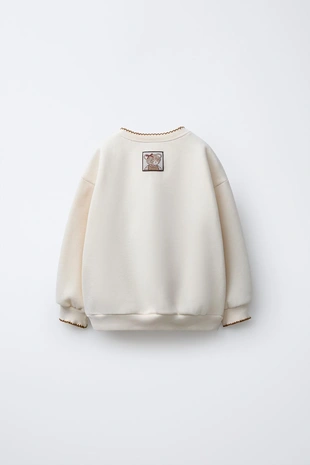 Контрастная толстовка с медвежатами- Заказать в России