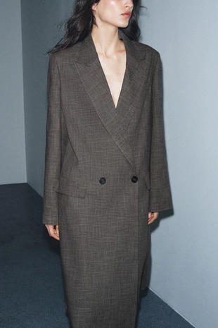 Двубортное классическое пальто — ZW COLLECTION LIMITED EDITION- Заказать в России