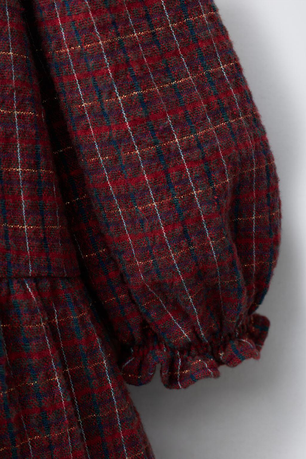 ПЛАТЬЕ В КЛЕТКУ С КРУЖЕВНЫМИ СЕРДЕЧКАМИ