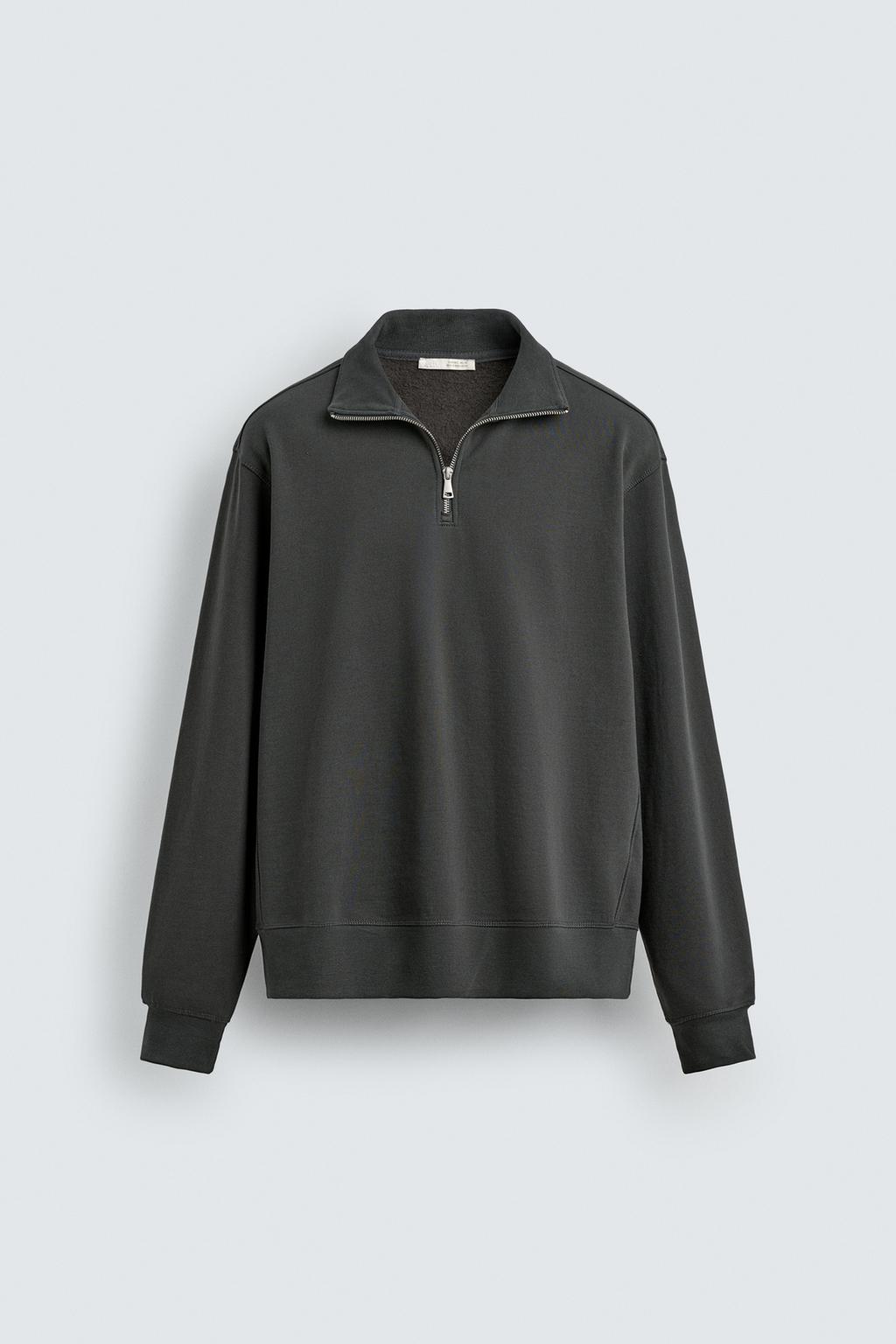 БАЗОВАЯ ТОЛСТОВКА С ВОРОТНИКОМ НА МОЛНИИ