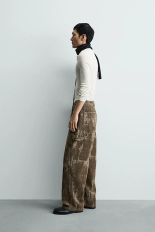 Джинсы BAGGY FIT флокированные- Заказать в России