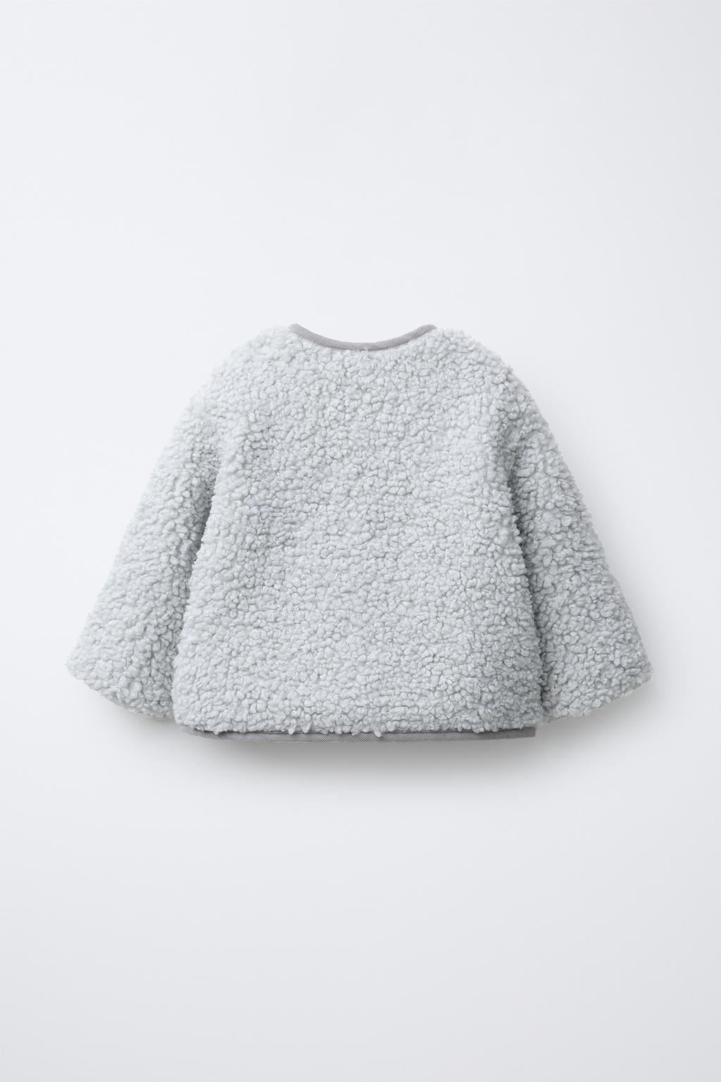 КУРТКА ИЗ ИСКУССТВЕННОЙ ОВЧИНЫ С ФЛИСОВОЙ ПОДКЛАДКОЙ