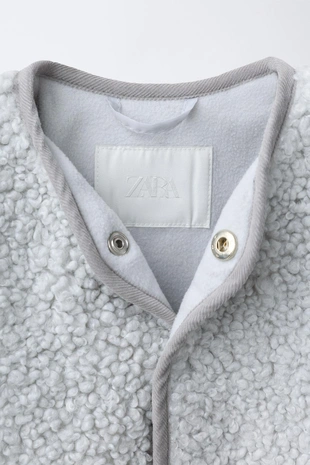 Куртка из искусственной овчины с флисовой подкладкой- Заказать в России