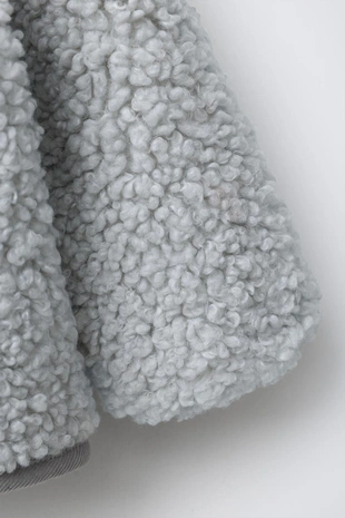 Куртка из искусственной овчины с флисовой подкладкой- Заказать в России