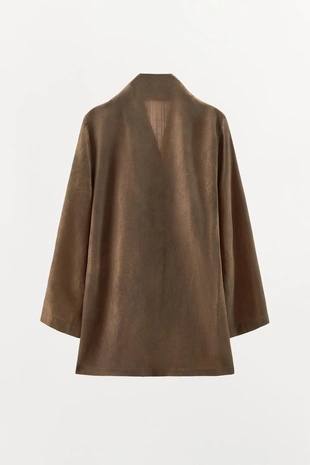 Рубашка с запахом и принтом- Заказать в России