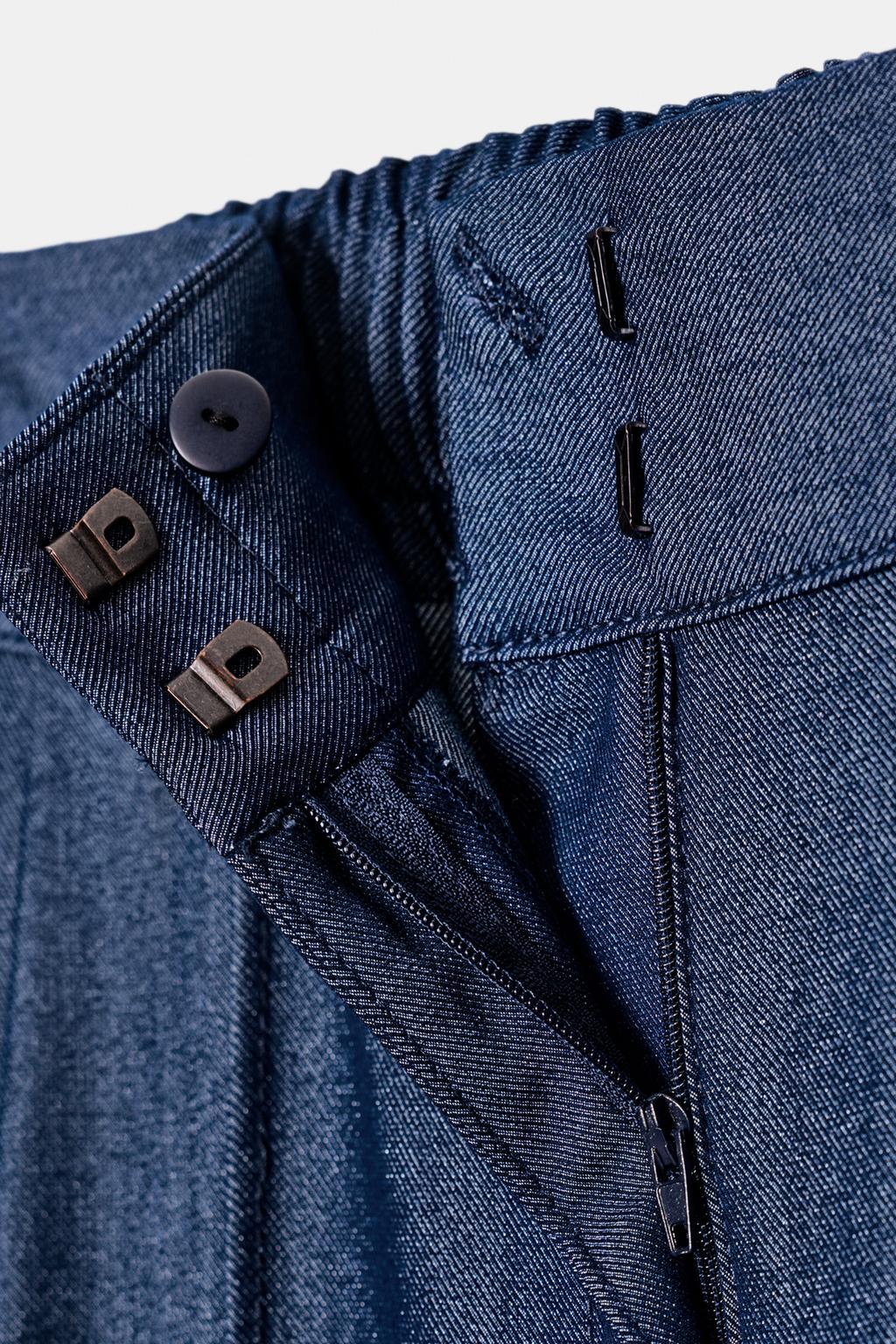 ШИРОКИЕ БРЮКИ С ЗАЩИПАМИ