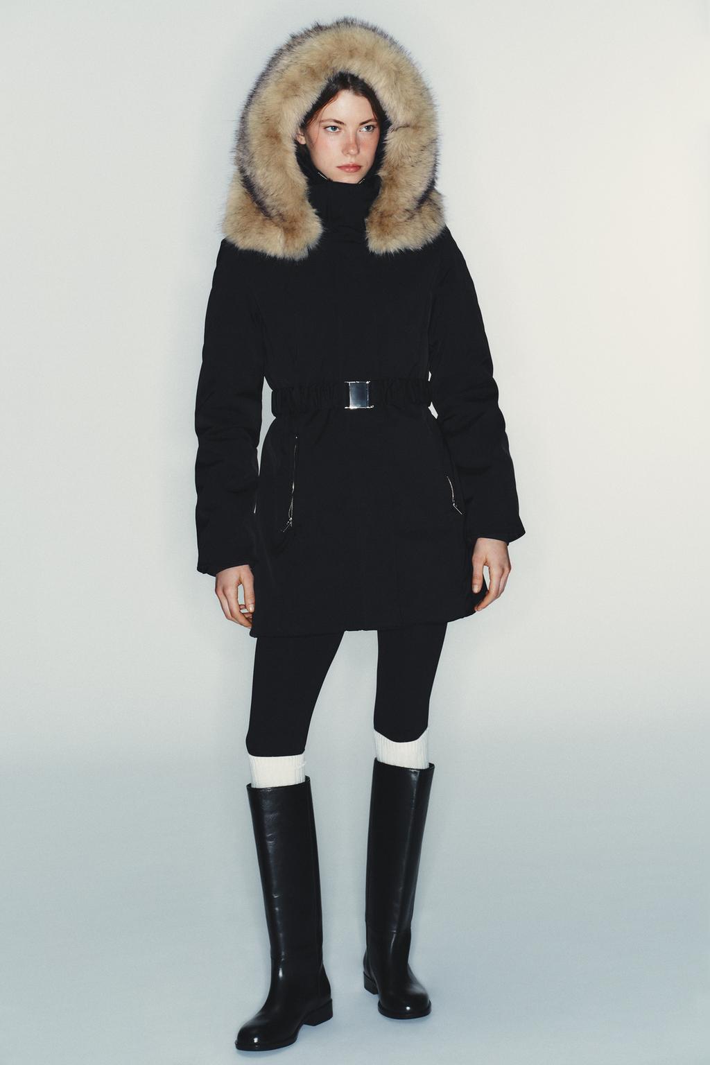 КОЖАНЫЕ САПОГИ НА ПЛОСКОЙ ПОДОШВЕ