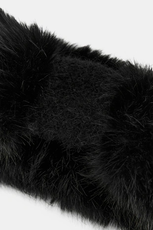 Ободок-чалма из искусственного меха- Заказать в России