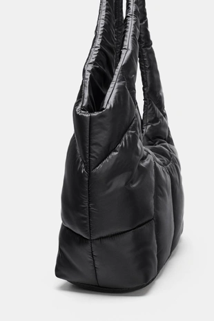 Шопер с эффектом стеганого материала- Заказать в России