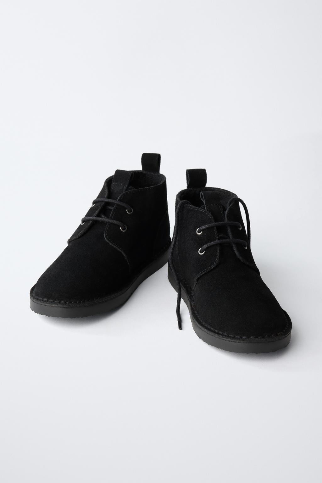 КОЖАНЫЕ БОТИНКИ С ПОДКЛАДКОЙ