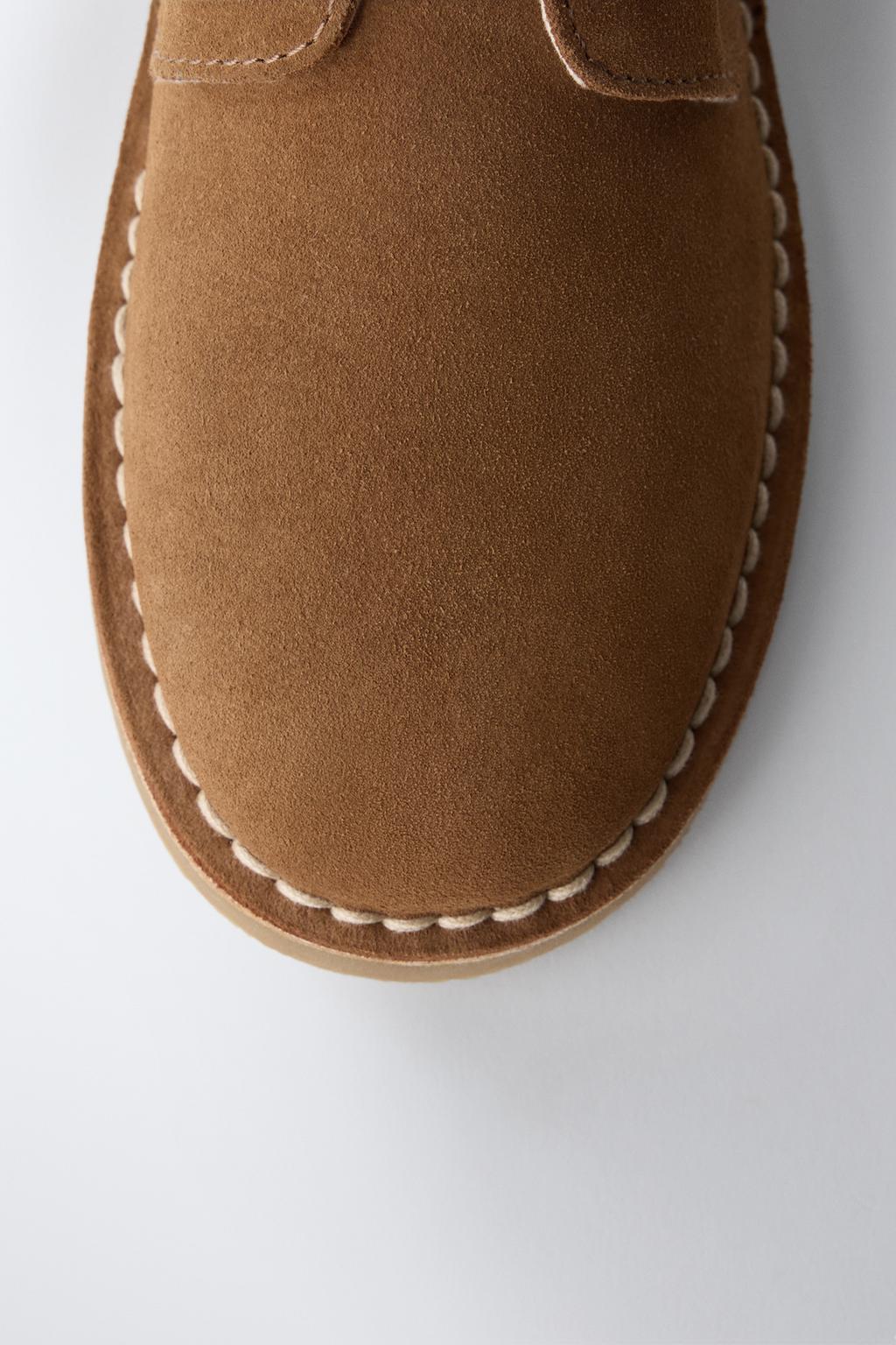 КОЖАНЫЕ БОТИНКИ С ПОДКЛАДКОЙ