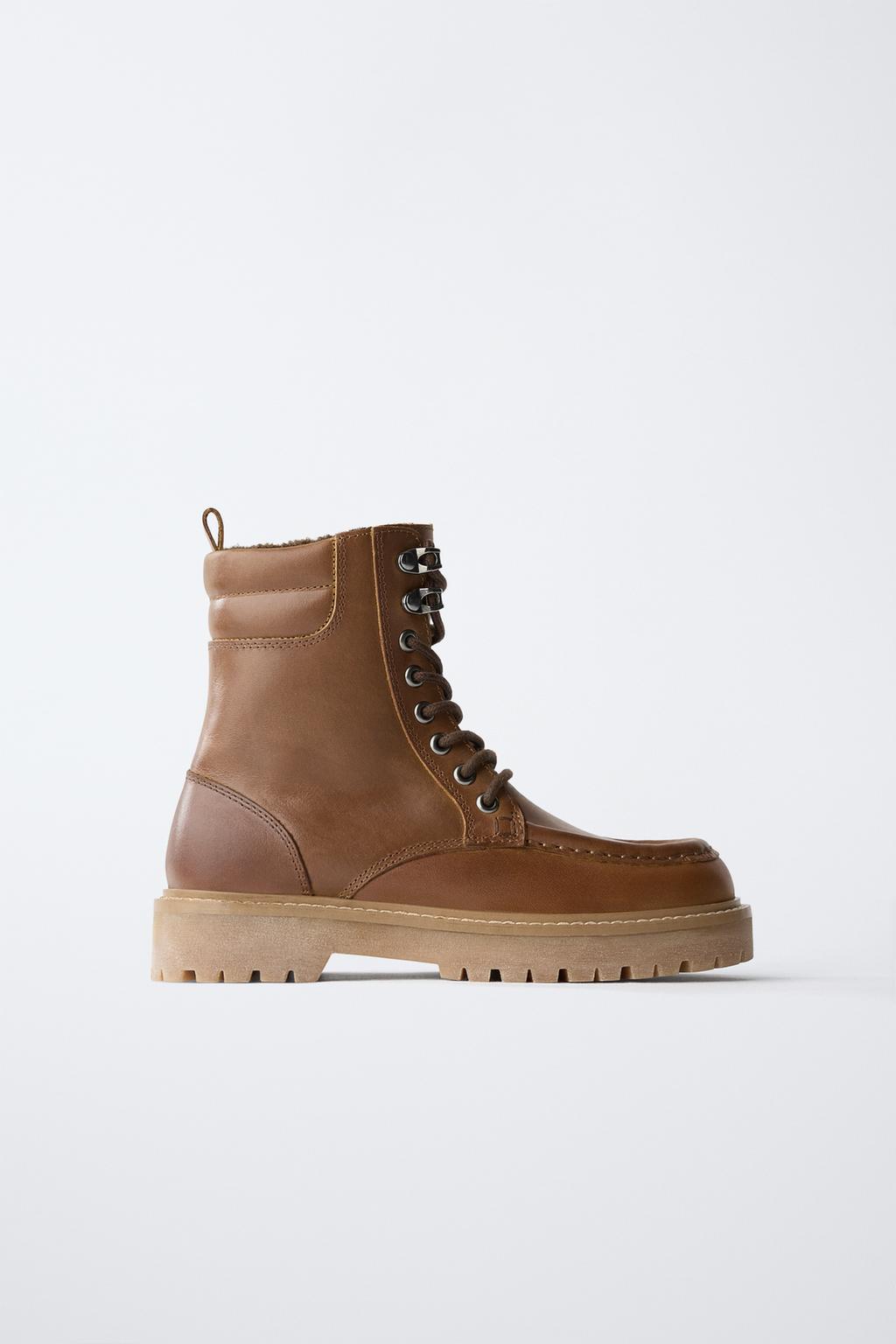 БОТИНКИ КОЖАНЫЕ С ПОДКЛАДКОЙ