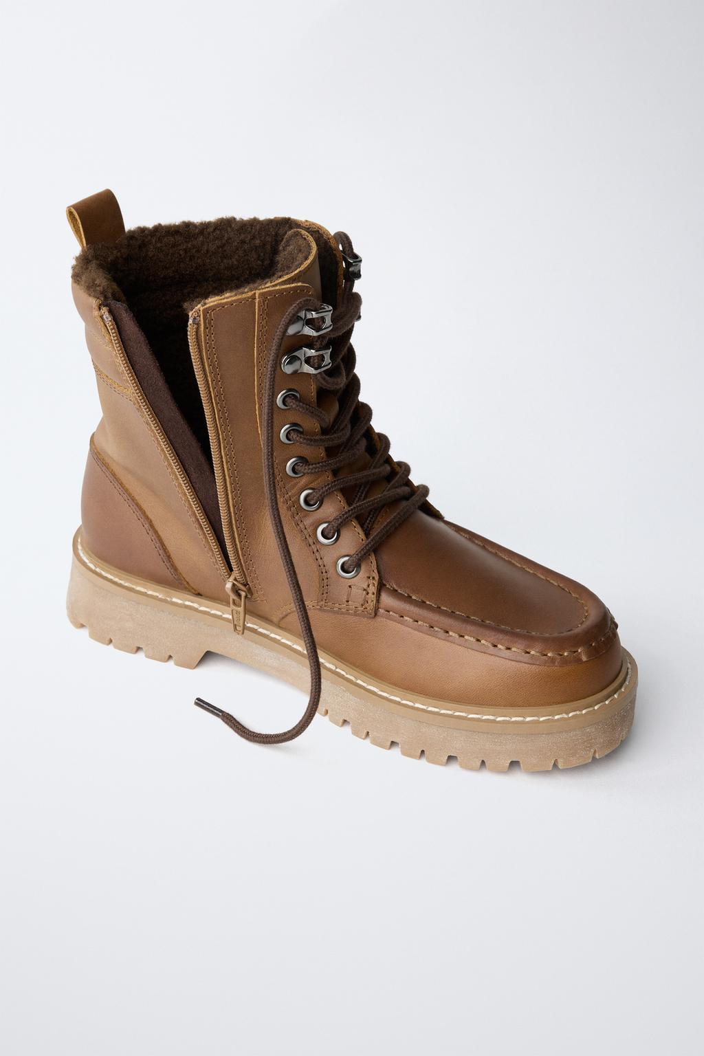 БОТИНКИ КОЖАНЫЕ С ПОДКЛАДКОЙ