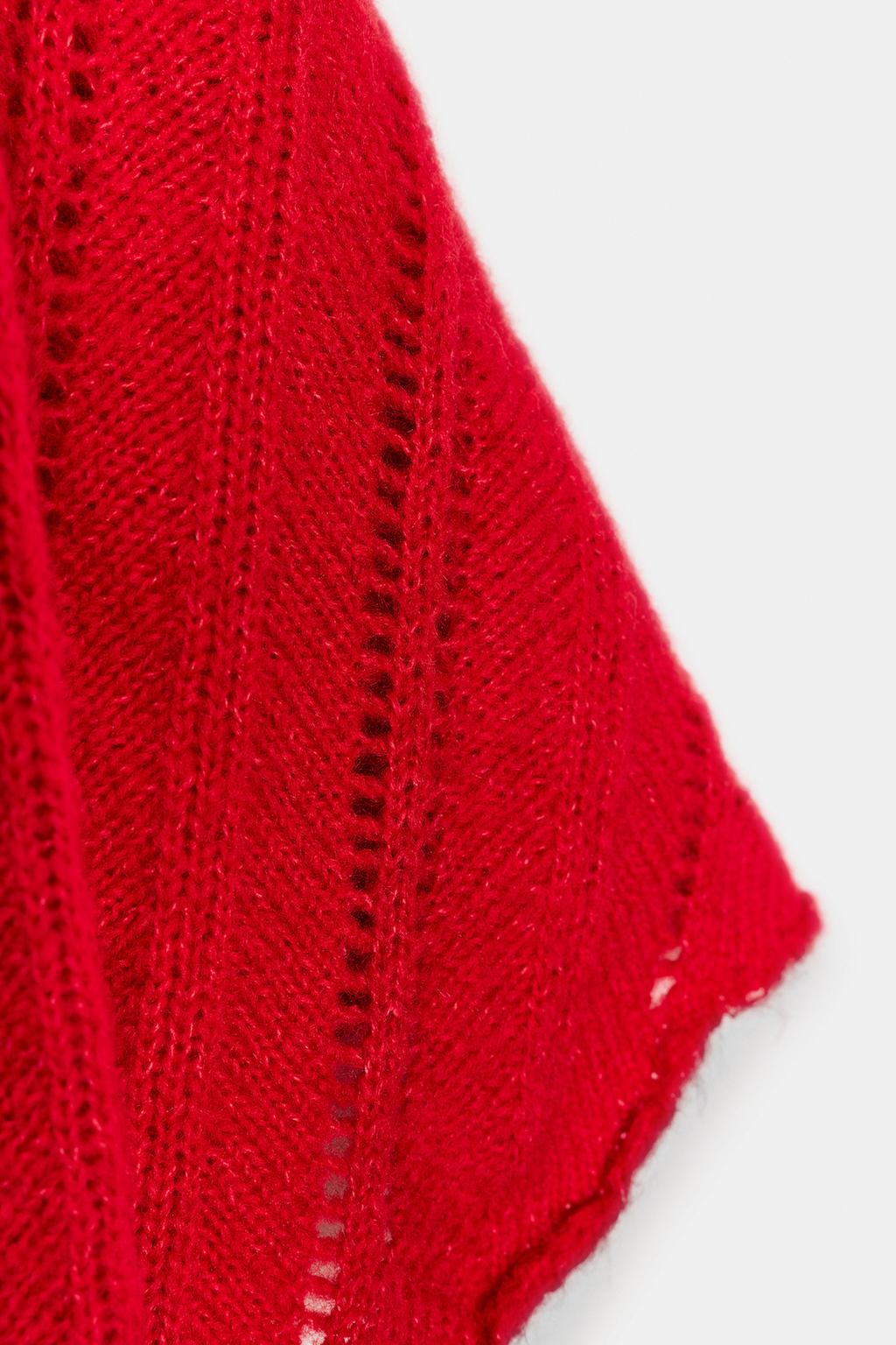 ТРЕУГОЛЬНАЯ ШАЛЬ С АЖУРНЫМ УЗОРОМ