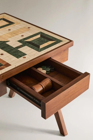 Журнальный столик с мраморной доской для парчиси- Заказать в России