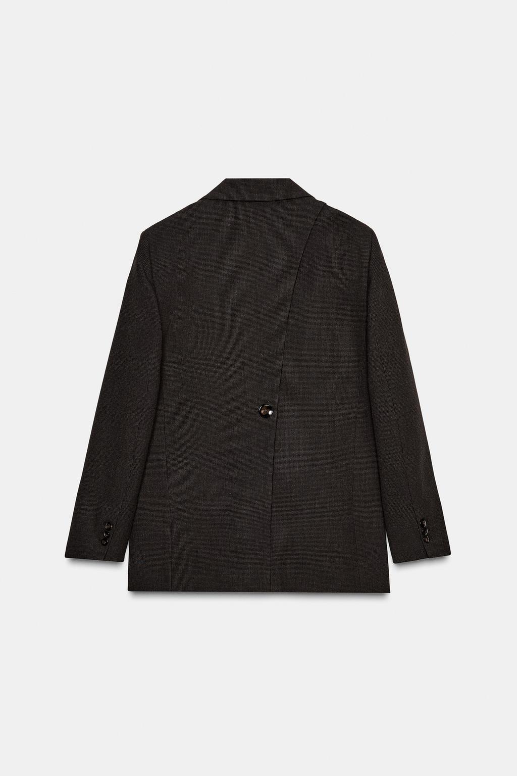 БЛЕЙЗЕР С ПОДПЛЕЧНИКАМИ, ПУГОВИЦА И РАЗРЕЗ СЗАДИ