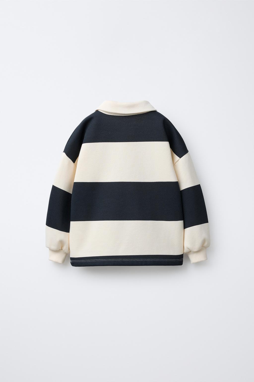 ПОЛО В ПОЛОСКУ С ПРИНТОМ «СОБАКА»