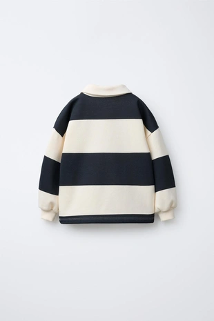 Поло в полоску с принтом «собака»- Заказать в России