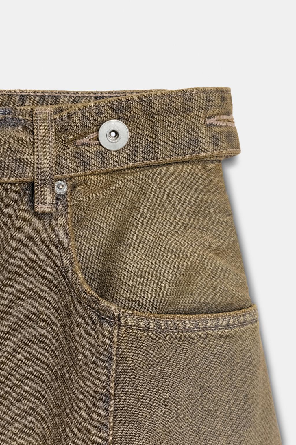 ДЖИНСЫ TRF OVERSIZE BARREL С НИЗКОЙ ПОСАДКОЙ