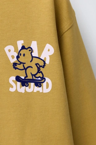 Толстовка с рельефным принтом животных- Заказать в России