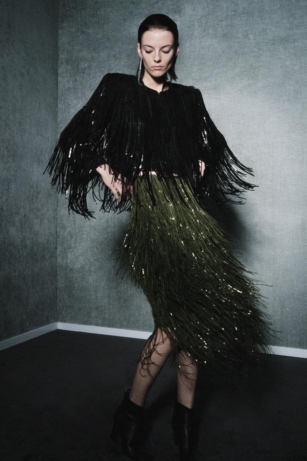 КУРТКА С БАХРОМОЙ — ZW COLLECTION LIMITED EDITION