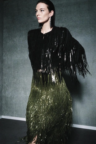 Куртка с бахромой — ZW COLLECTION LIMITED EDITION- Заказать в России