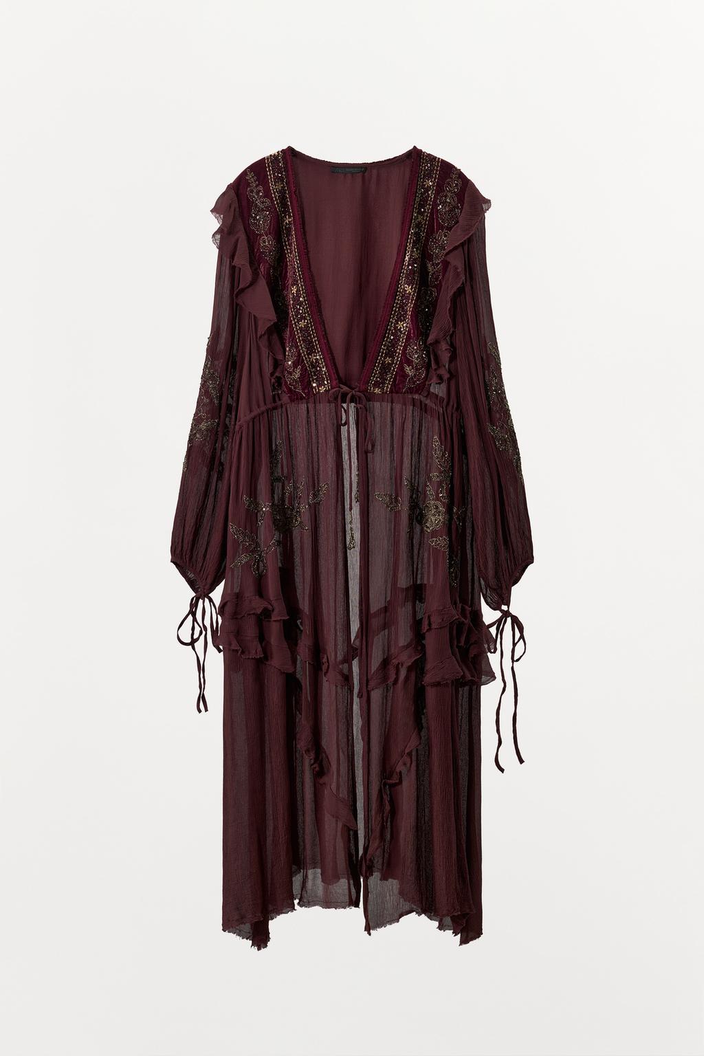 КОМБИНИРОВАННЫЙ ТОП ИЗ ЖОРЖЕТА С ПАЙЕТКАМИ