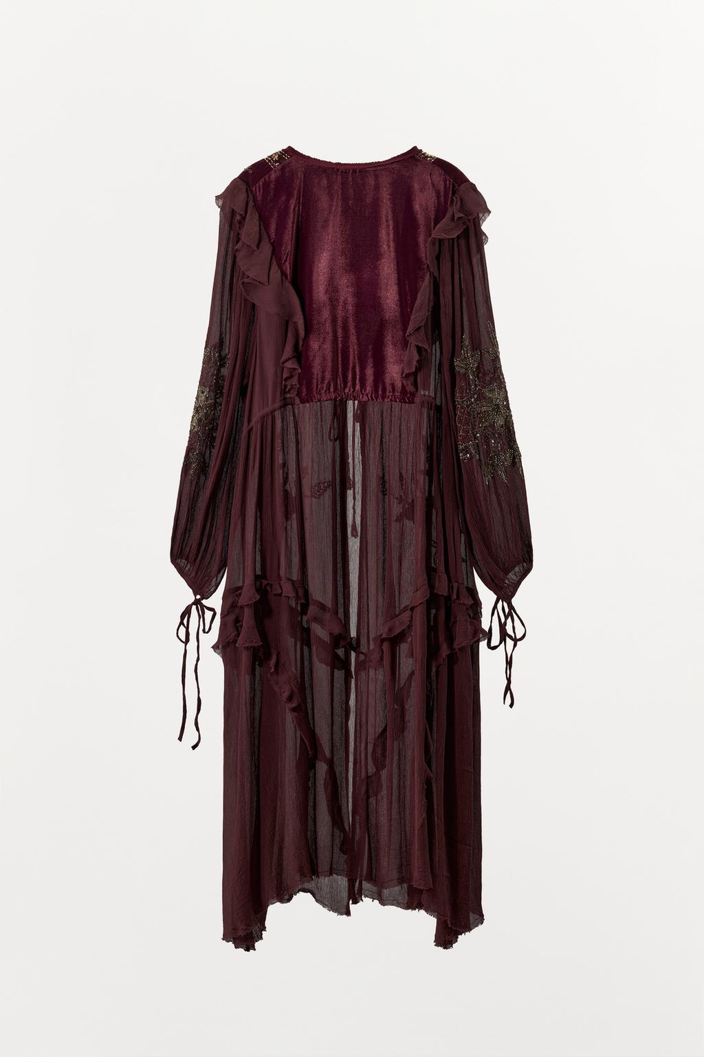 КОМБИНИРОВАННЫЙ ТОП ИЗ ЖОРЖЕТА С ПАЙЕТКАМИ