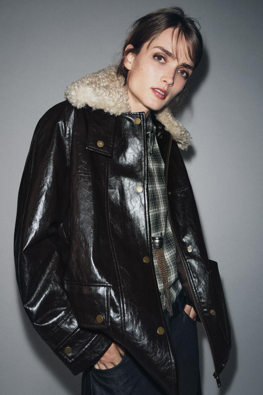 КУРТКА С МЕХОВЫМ ВОРОТНИКОМ — ZW COLLECTION