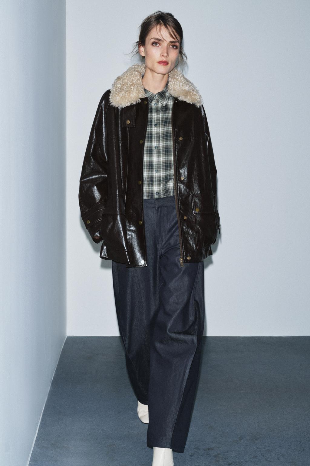 КУРТКА С МЕХОВЫМ ВОРОТНИКОМ — ZW COLLECTION