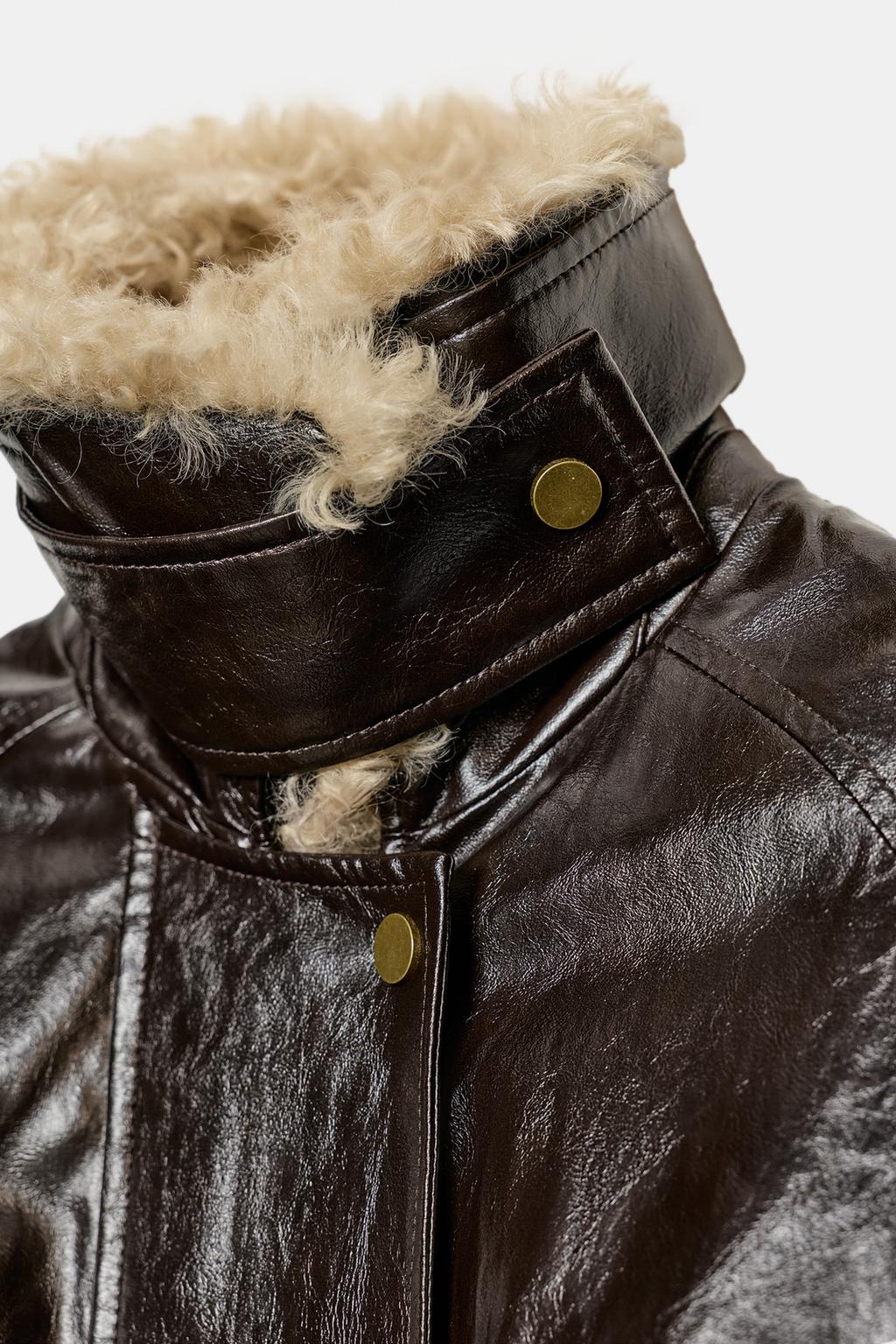 КУРТКА С МЕХОВЫМ ВОРОТНИКОМ — ZW COLLECTION