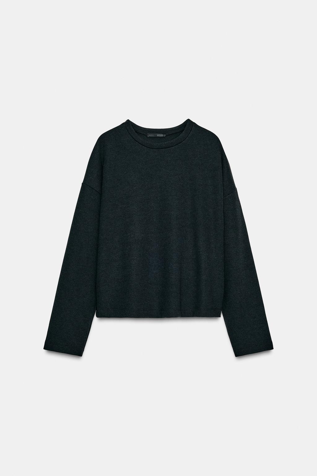 МЯГКИЙ ТОП С ДЛИННЫМИ РУКАВАМИ