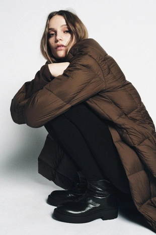 Водоотталкивающие кожаные ботинки на плоской подошве- Заказать в России