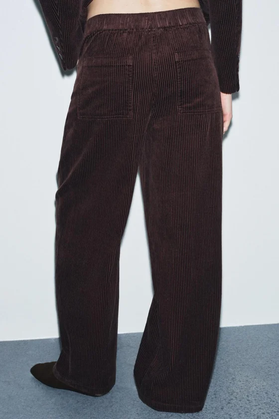 ВЕЛЬВЕТОВЫЕ БРЮКИ  — коллекция Zara «ZW»