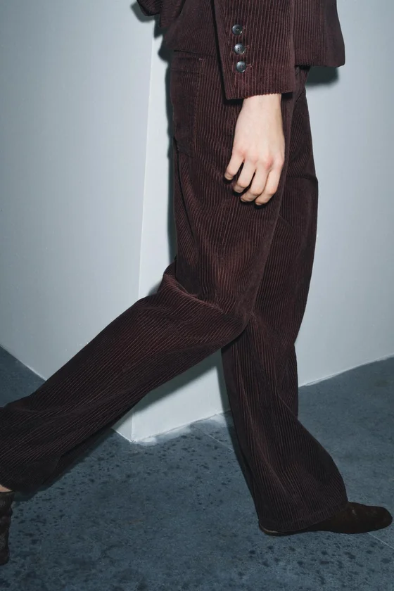 ВЕЛЬВЕТОВЫЕ БРЮКИ  — коллекция Zara «ZW»