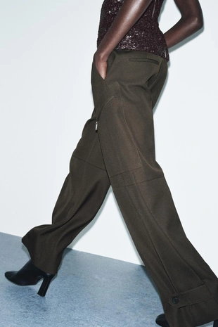 Брюки карго на молнии ZW COLLECTION LIMITED EDITION- Заказать в России