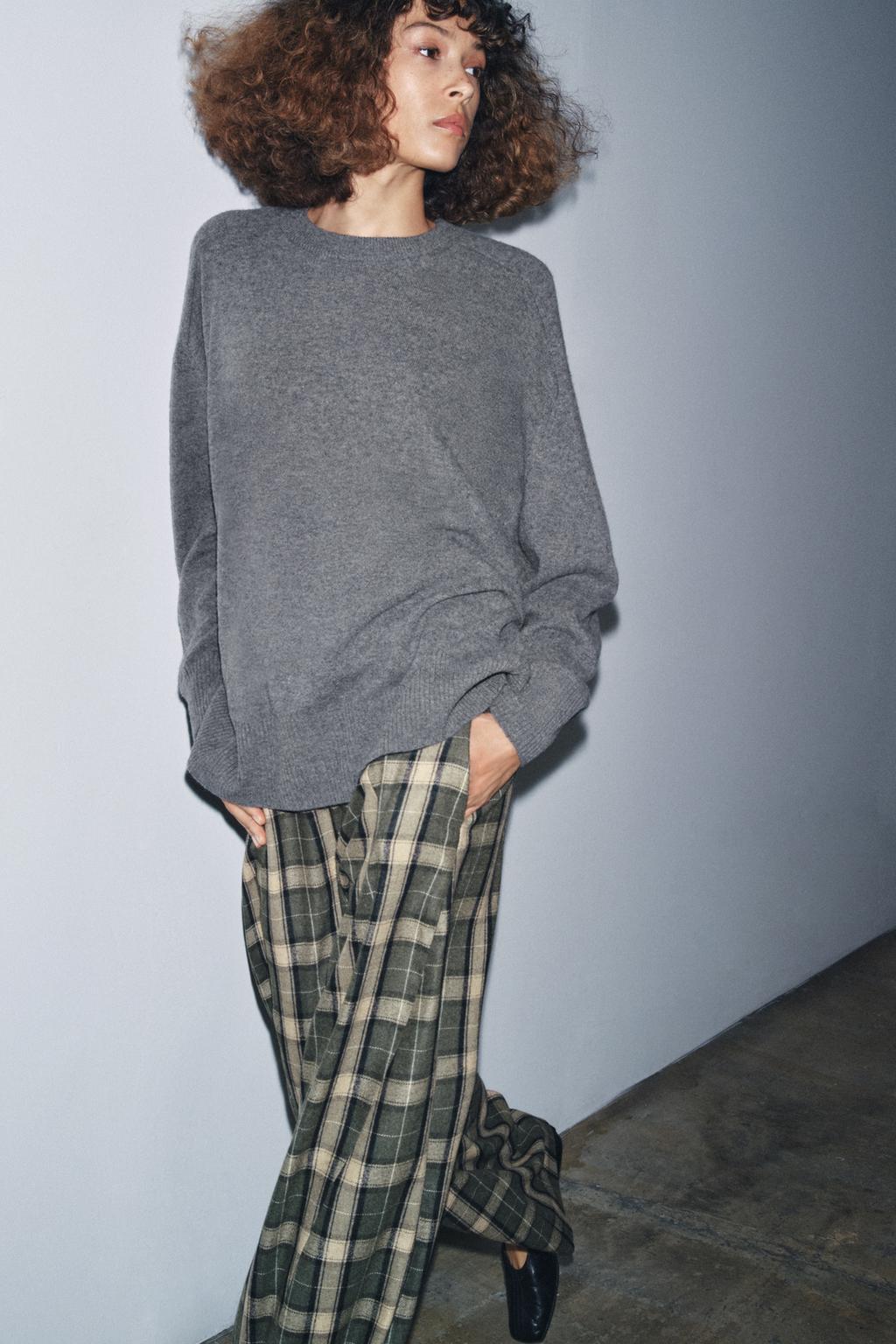 СВИТЕР ОВЕРСАЙЗ ИЗ 100% ШЕРСТИ