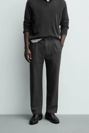 Брюки свободного кроя комфорт