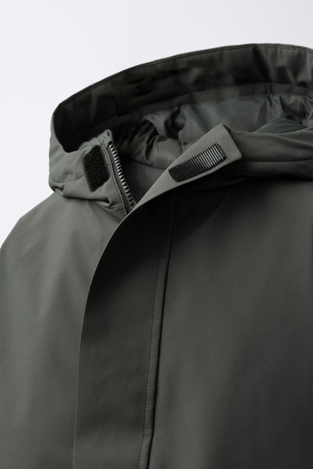 ВОДООТТАЛКИВАЮЩИЙ ПУХОВИК С ЭТИКЕТКОЙ