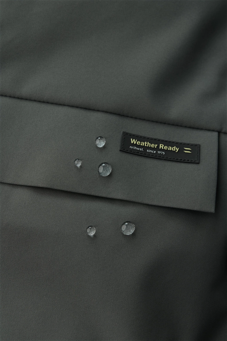 Пуховик с марлевым наполнителем 50% пуха и 50% перьев с этикеткой