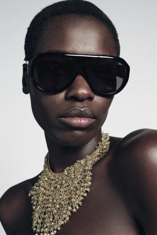 Купить Zara Каскадное ожерелье со стразами