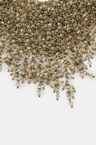 Каскадное ожерелье со стразами- Заказать в России