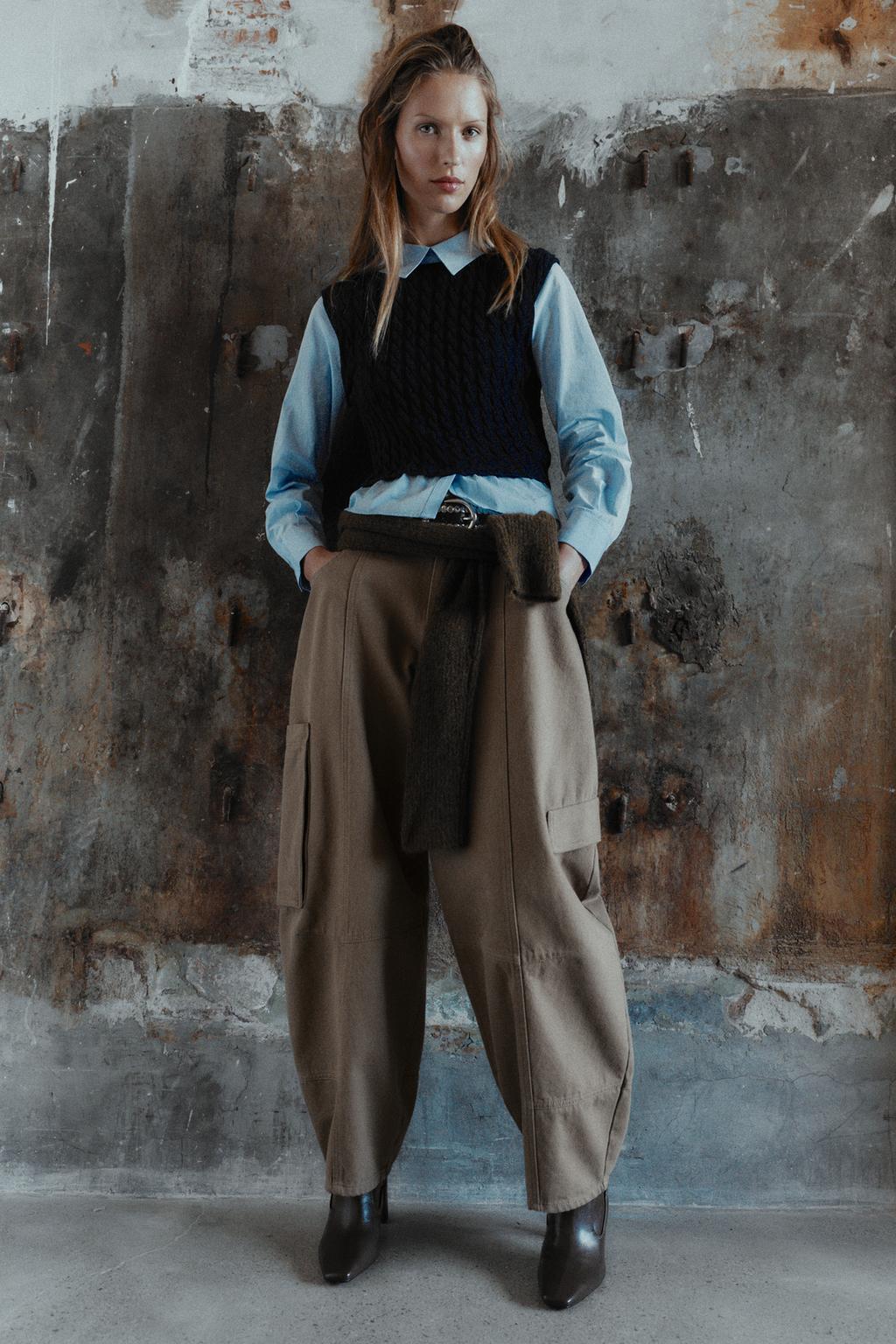 КОМБИНИРОВАННАЯ РУБАШКА ИЗ ПОПЛИНА