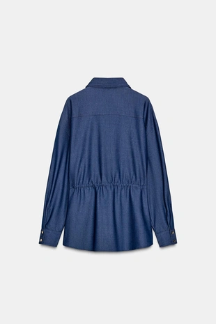 Рубашка-сафари со шнурком- Заказать в России